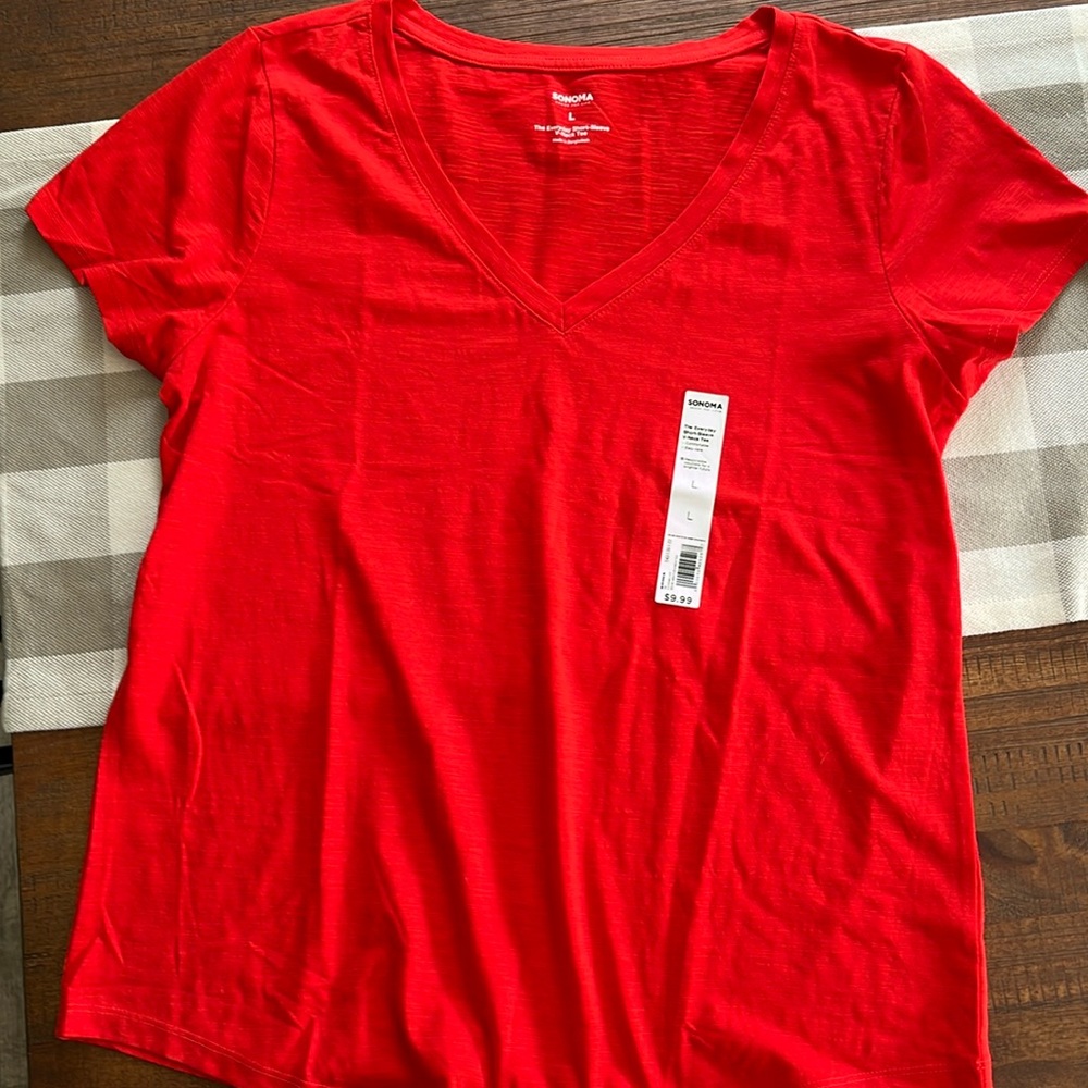 Sonoma Everyday short sleeve v-neck tee